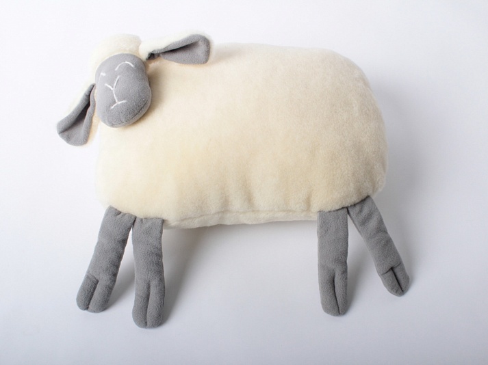 Подушка-игрушка «Овечка Соня» | Интернет-магазин изделий из льна «Линайф»