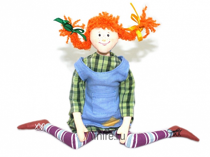 Кукла «Пеппи» | Интернет-магазин изделий из льна «Линайф»