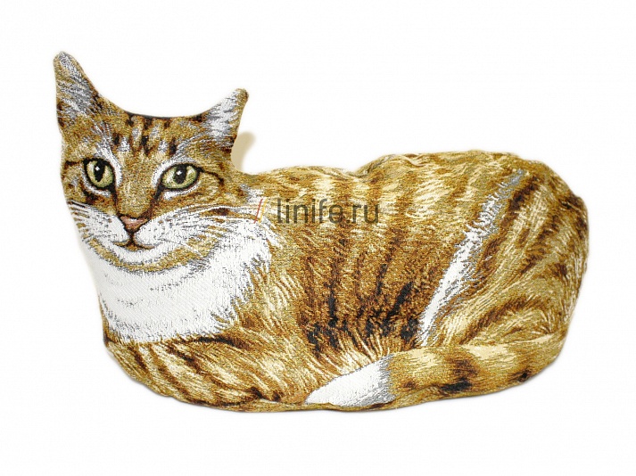 Подушка «Кошка Василиса» | Интернет-магазин изделий из льна «Линайф»