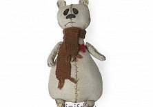 Кукла «Грустный мишка» | Интернет-магазин изделий из льна «Линайф»