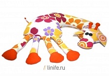 Подушка «Жираф» | Интернет-магазин изделий из льна «Линайф»
