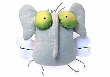 Антикризисная игрушка «Не делай из мухи слона» | Интернет-магазин изделий из льна «Линайф»