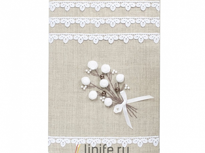 Свадебный сувенир «Обложка для свид-ва» | Интернет-магазин изделий из льна «Линайф»