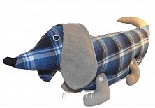 Подушка-игрушка «Такса Тося» | Интернет-магазин изделий из льна «Линайф»