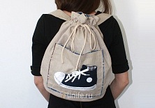 Рюкзак «Кеда» | Интернет-магазин изделий из льна «Линайф»
