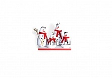 Игрушка «Семейка снеговиков» | Интернет-магазин изделий из льна «Линайф»