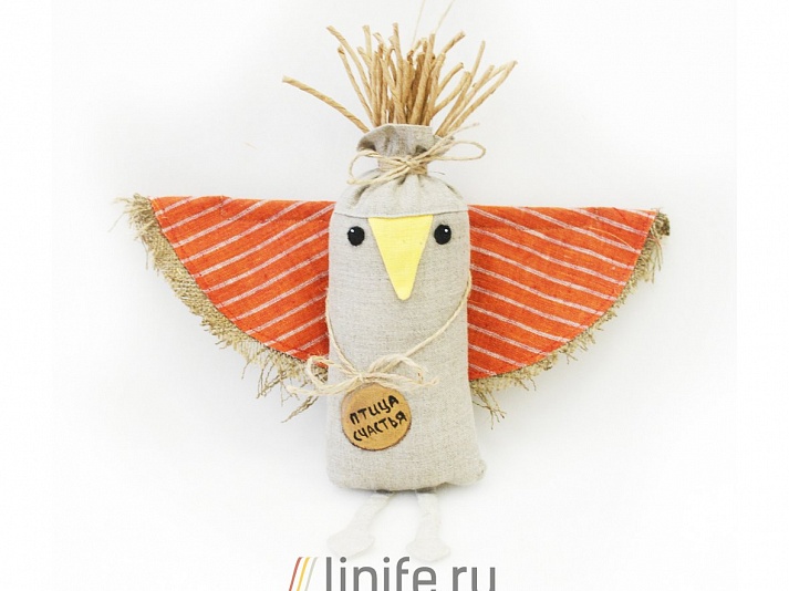 Славянский оберег «Птица счастья» | Интернет-магазин изделий из льна «Линайф»