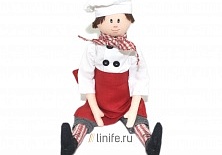 Кукла «Поваренок» | Интернет-магазин изделий из льна «Линайф»