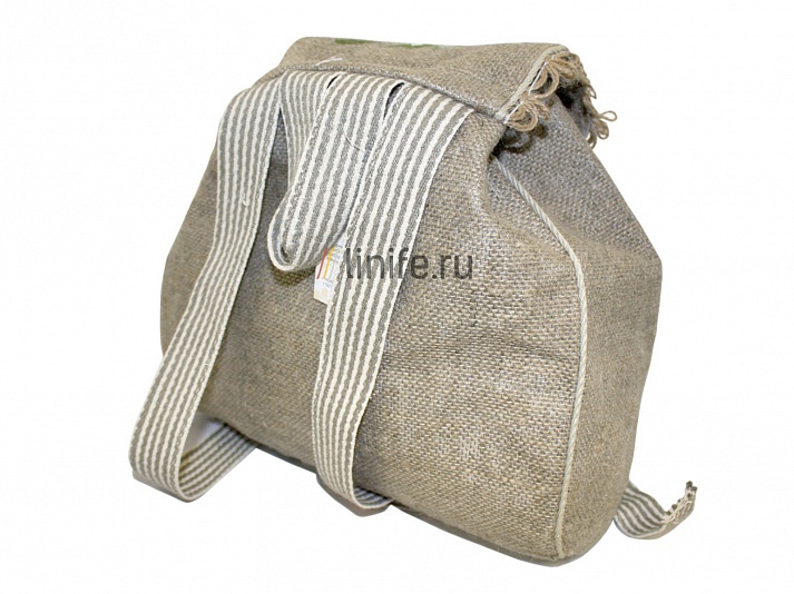 Льняной рюкзак «Ромашки» | Интернет-магазин изделий из льна «Линайф»