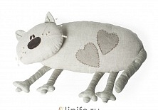 Кукла «Диванный кот» | Интернет-магазин изделий из льна «Линайф»