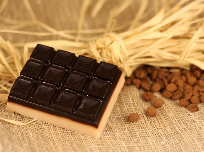 Мыло ручной работы «Плитка шоколада» | Интернет-магазин изделий из льна «Линайф»